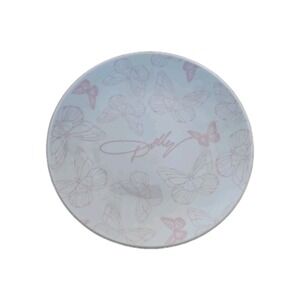Dolly Parton Appetizer Plate- Pink Butterfly #815